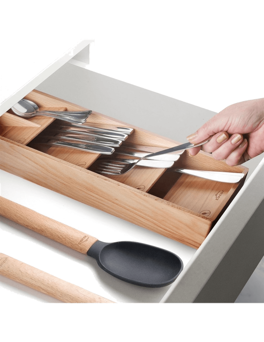 Organizador de cubiertos compact de Lacor