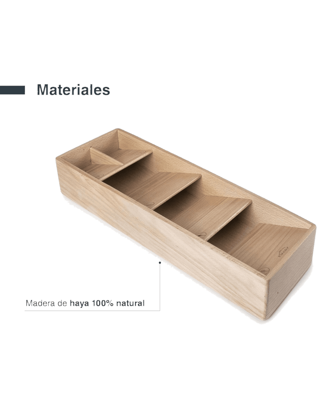 Organizador de cubiertos compact de Lacor