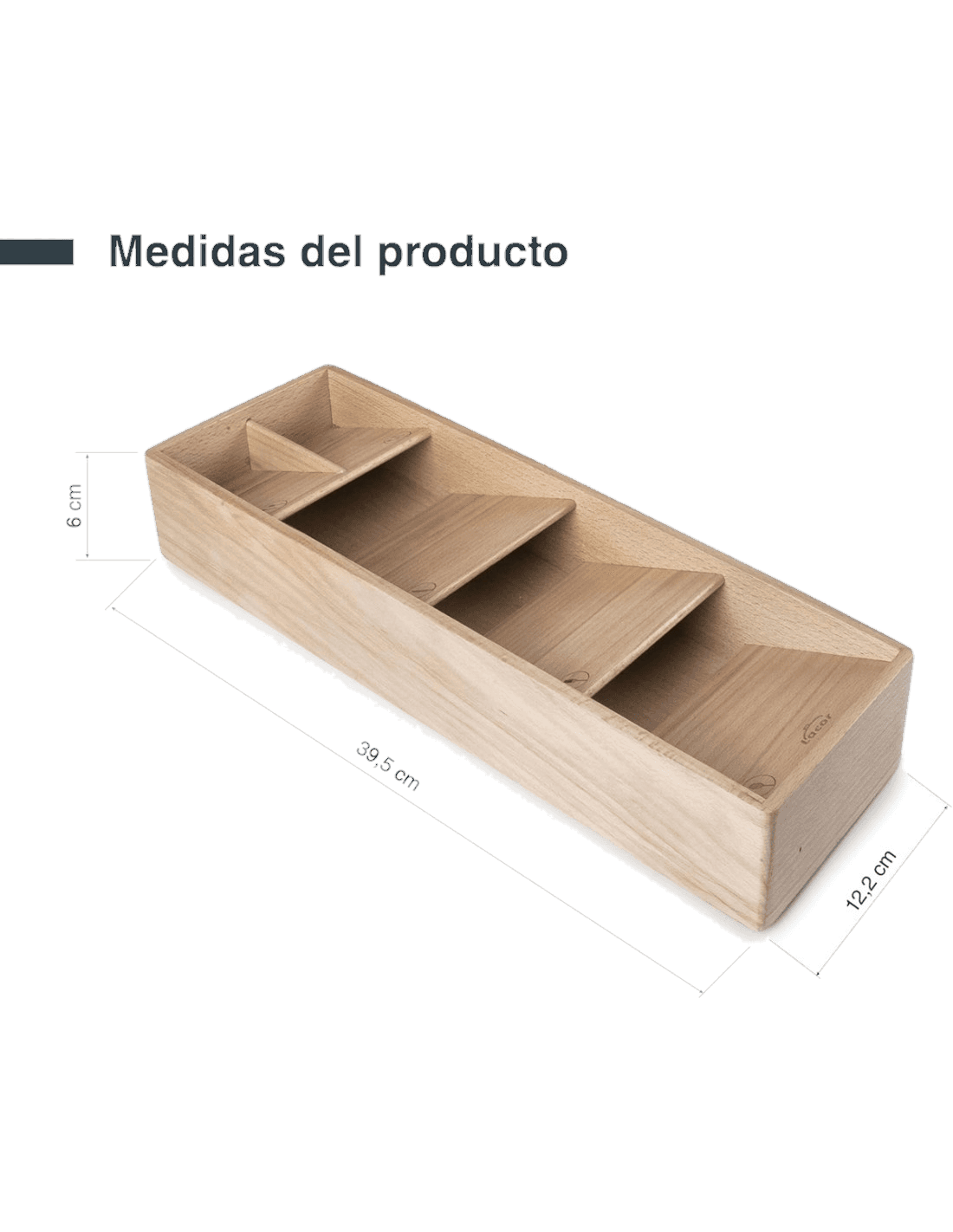 Organizador de cubiertos compact de Lacor