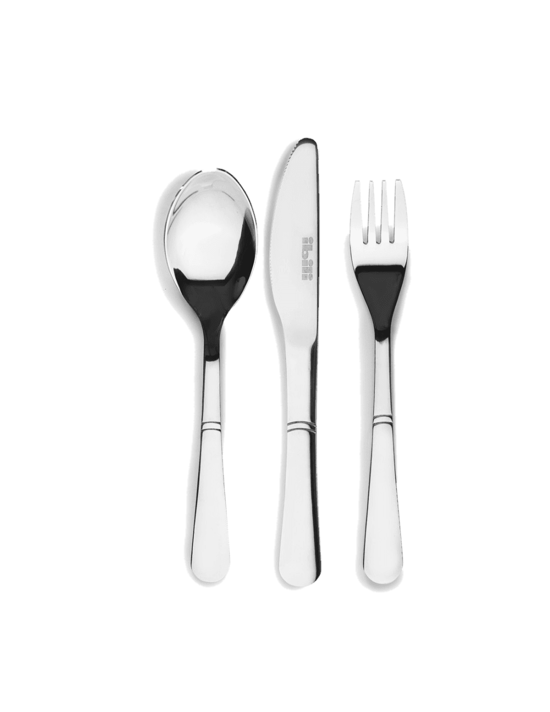 Set 3 cubiertos con estuche lunch away de Ibili