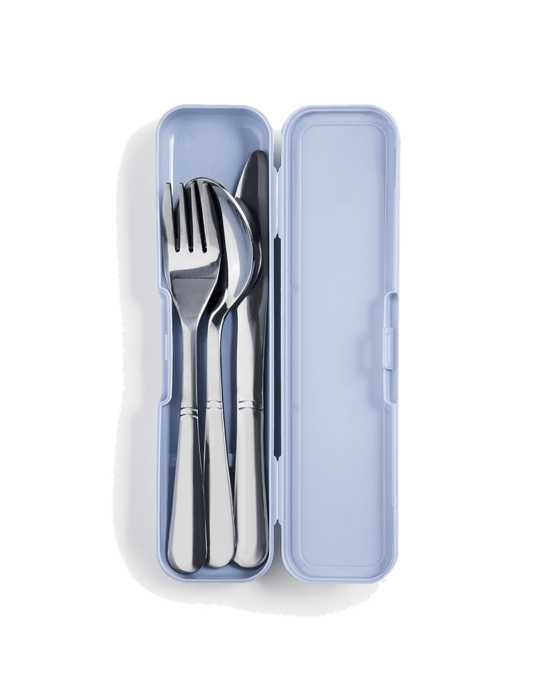 Set 3 cubiertos con estuche lunch away de Ibili