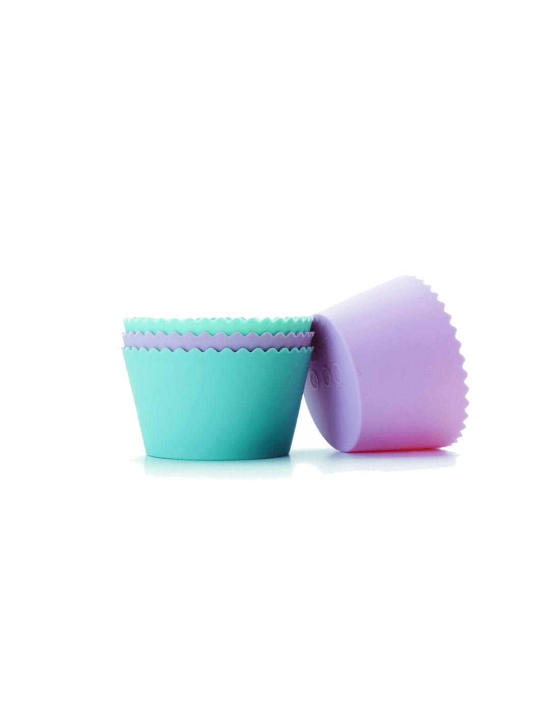 4 Moldes Cupcake Silicona de Ibili