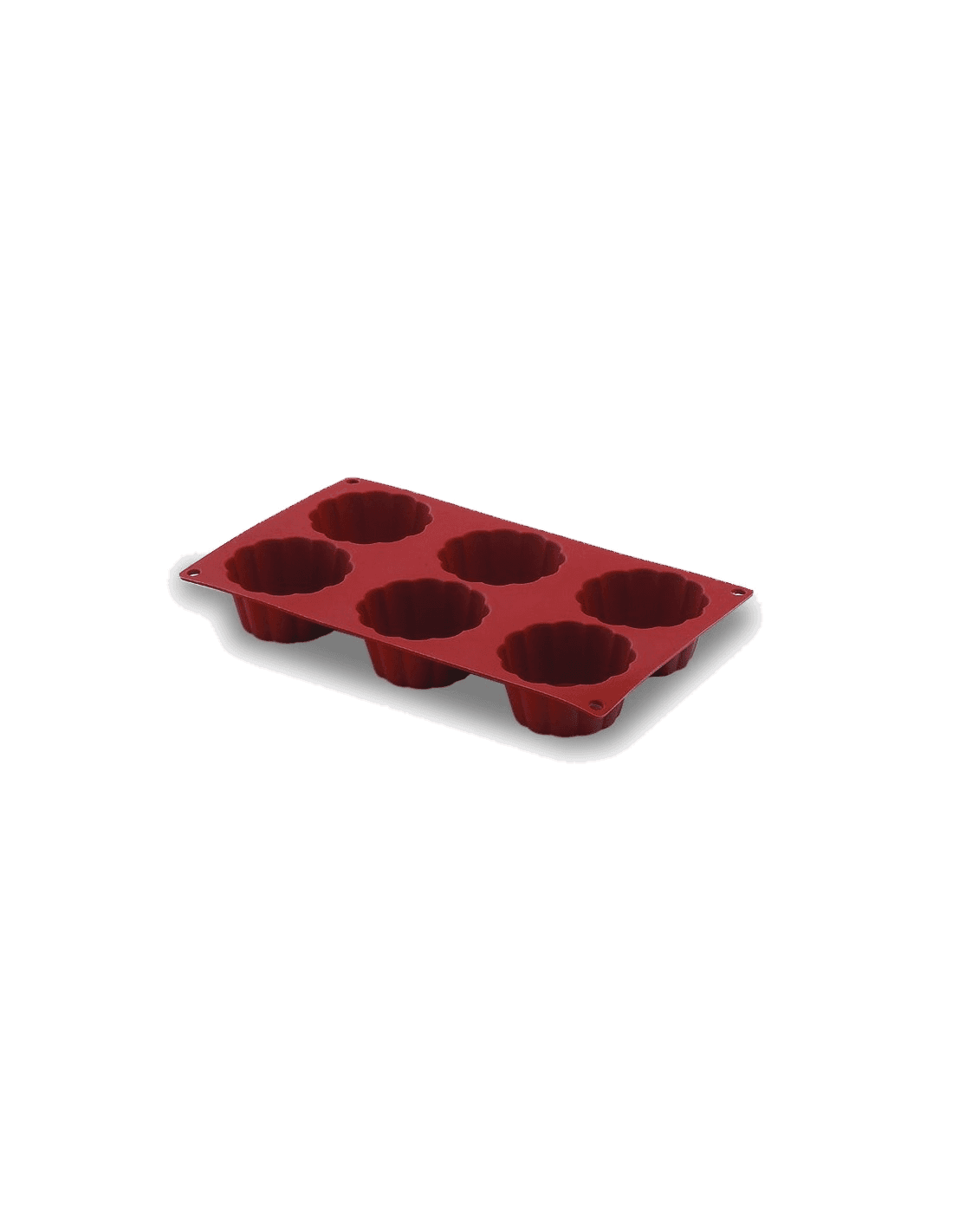 Molde silicona briochette 6 cavidades de Lacor
