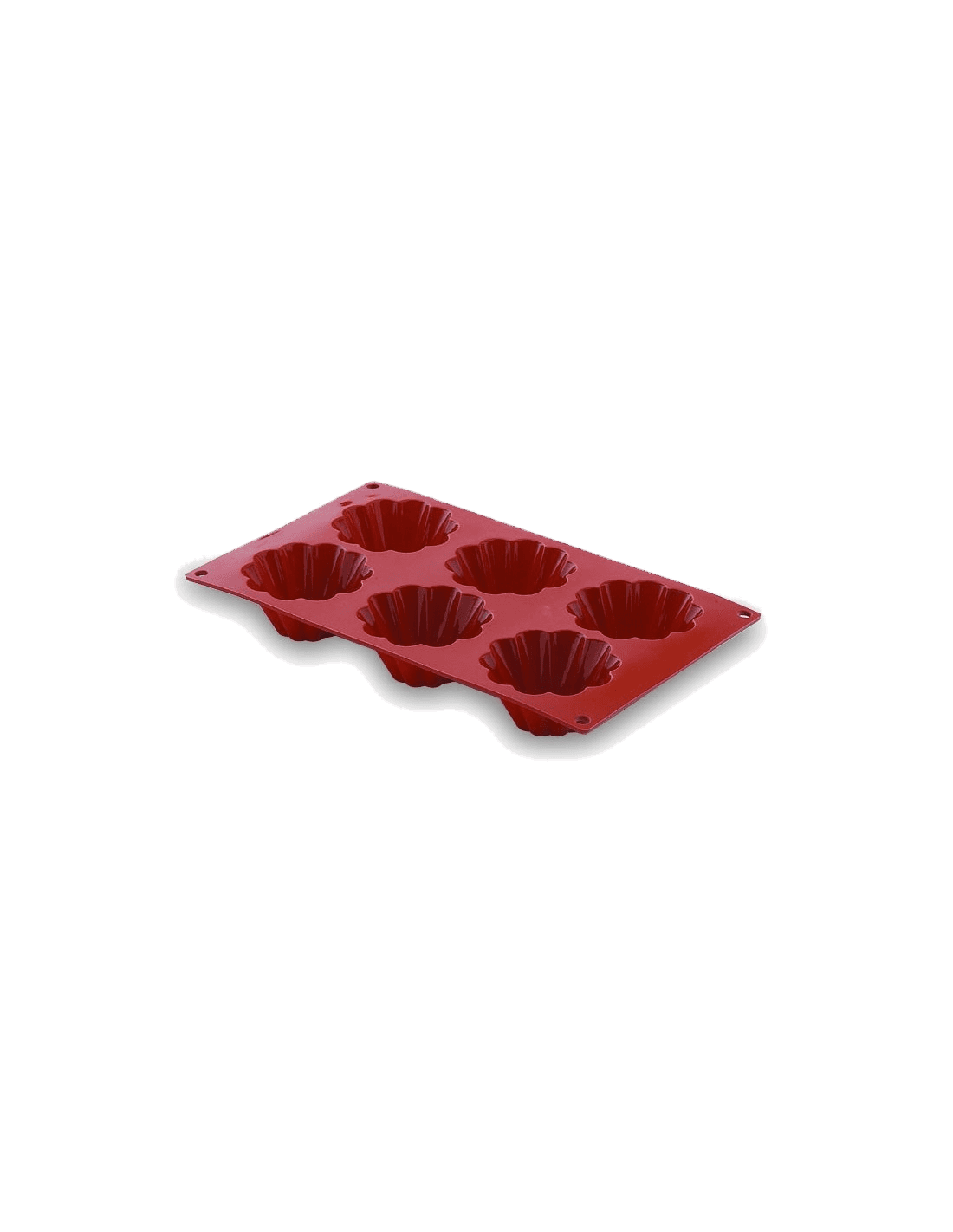 Molde silicona briochette 6 cavidades de Lacor
