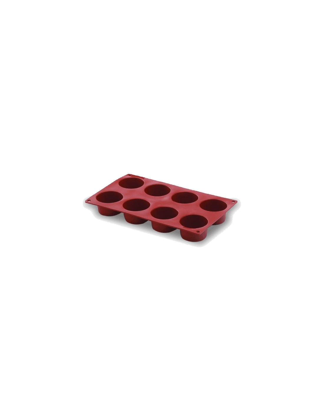 Molde silicona cilindro 8 cavidades de Lacor