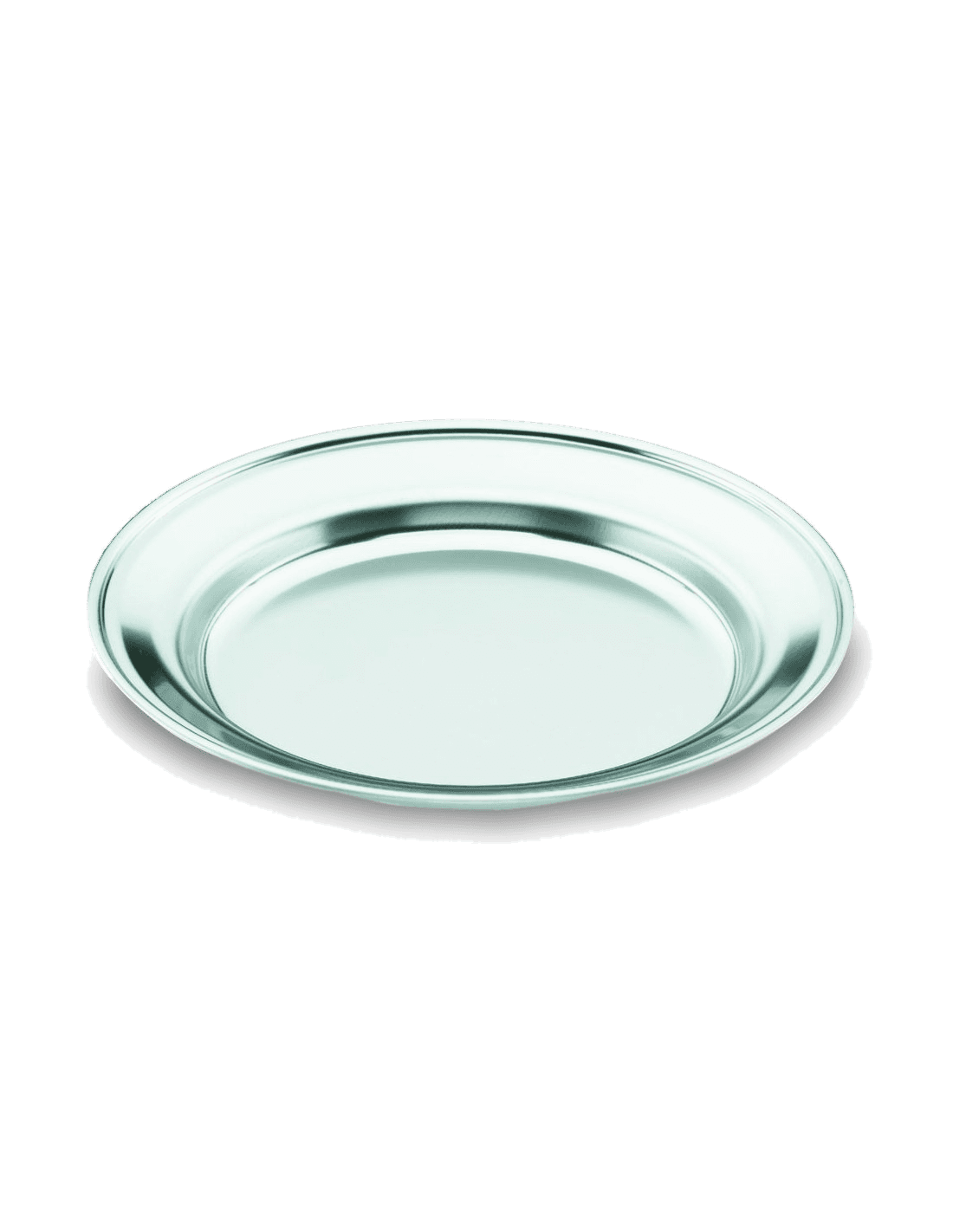 Plato camping llano inoxidable 18/10 de Lacor