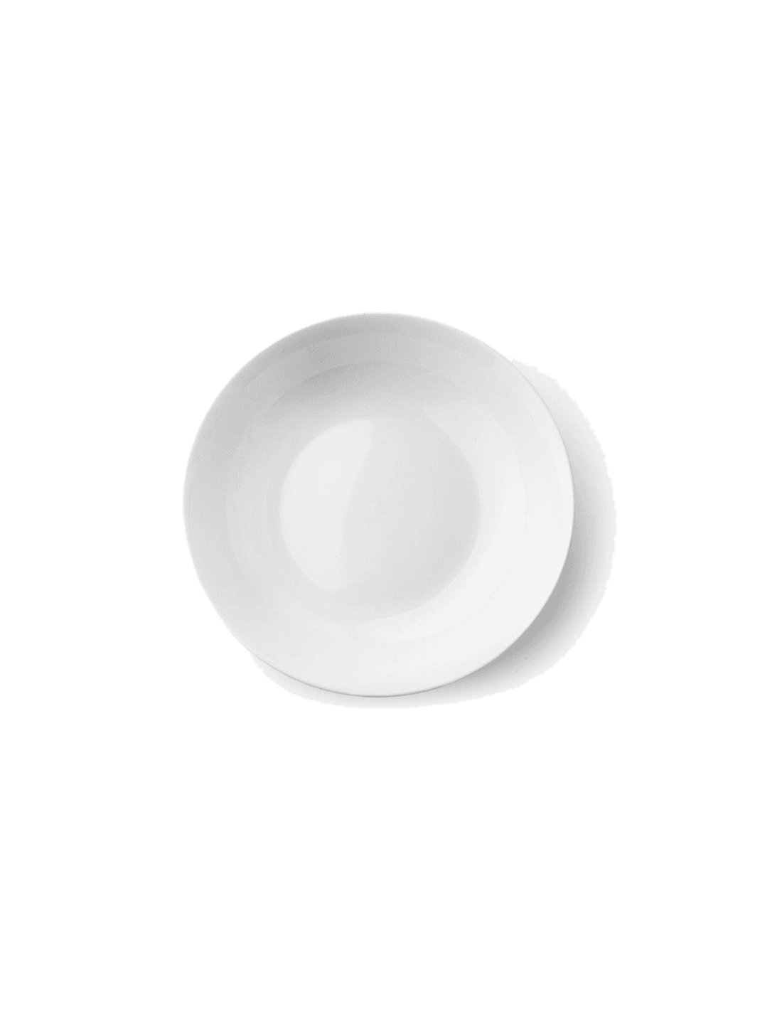 Plato hondo bolonia blanco de Ibili