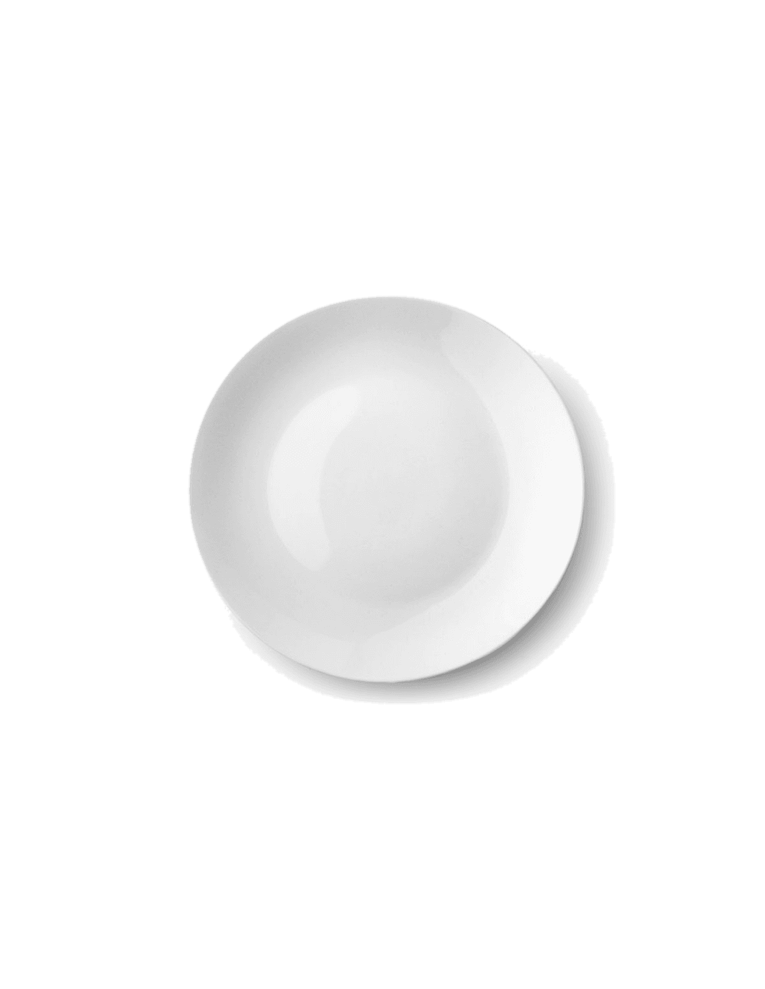 Plato llano bolonia blanco de Ibili