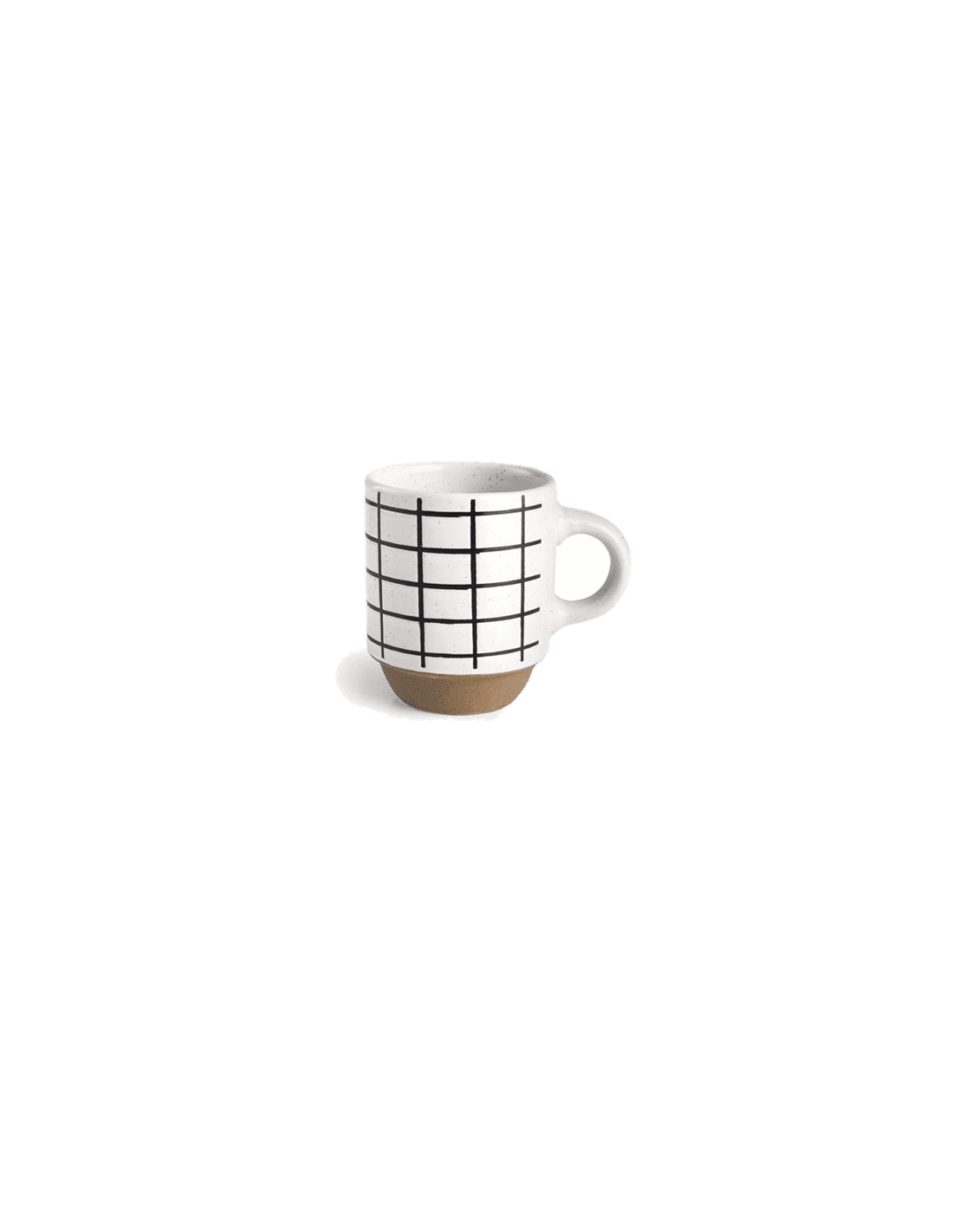 Set 4 mugs marken 130 ml + soporte de Ibili