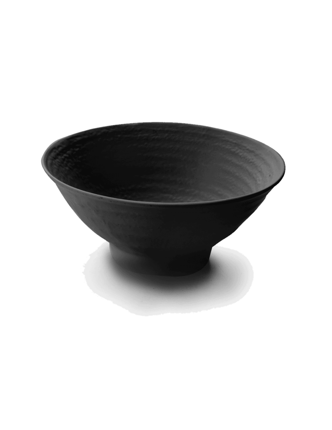 Bol cónico melamina serie Black de Lacor