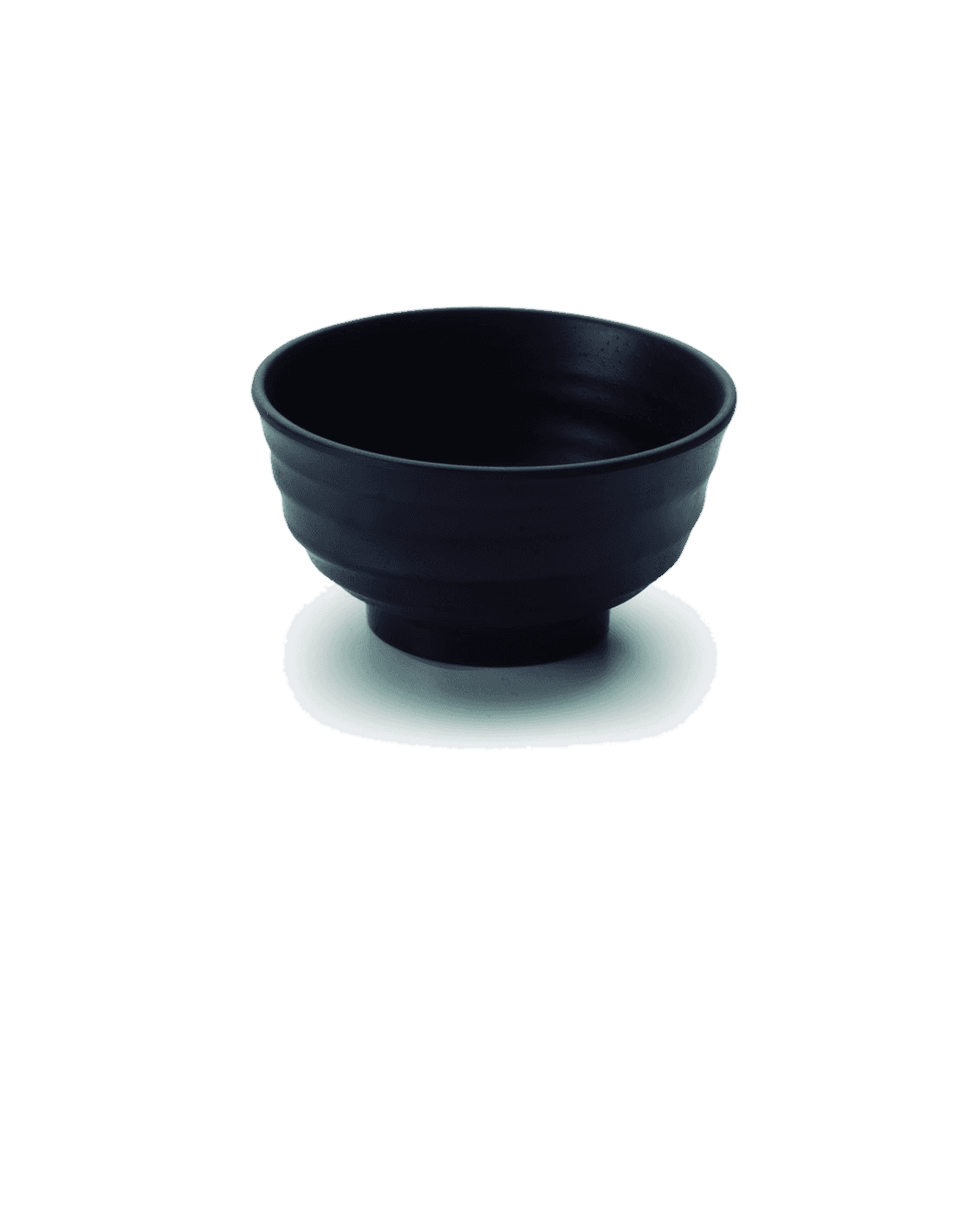 Bol redondo melamina serie Black de Lacor