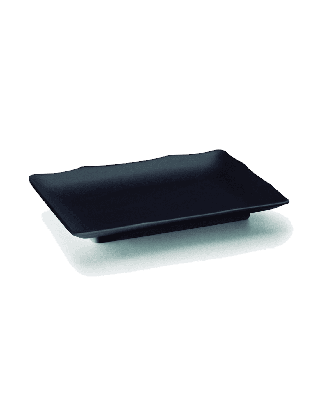 Fuente rectangular melamina serie Black de Lacor