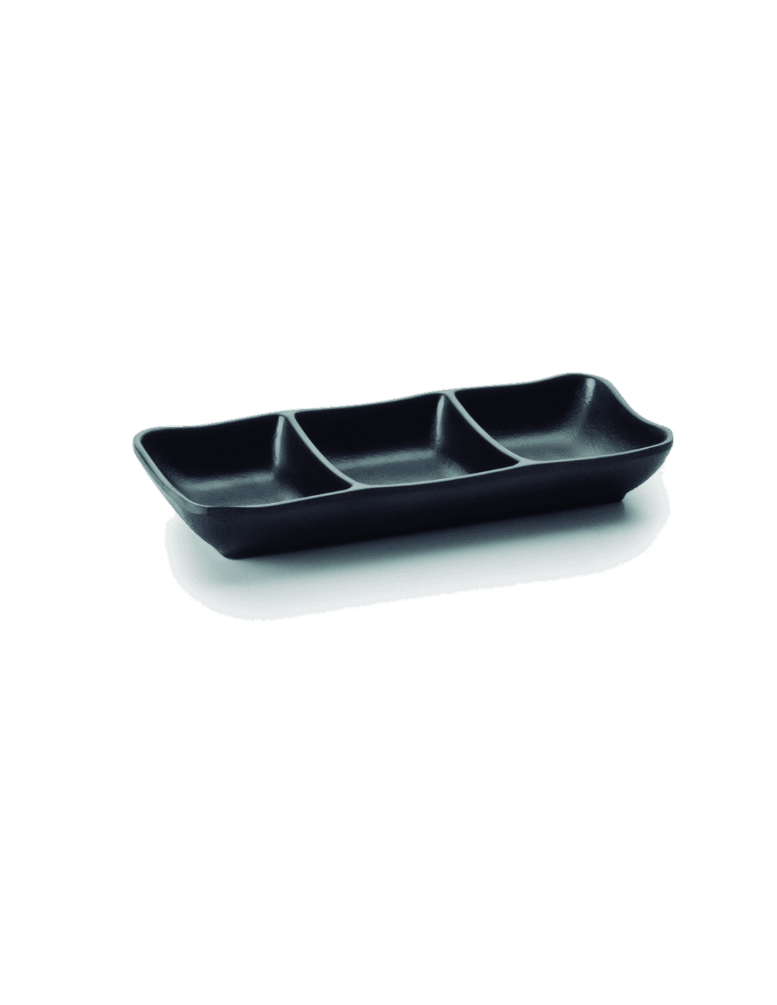 Fuente salsas melamina serie Black de Lacor