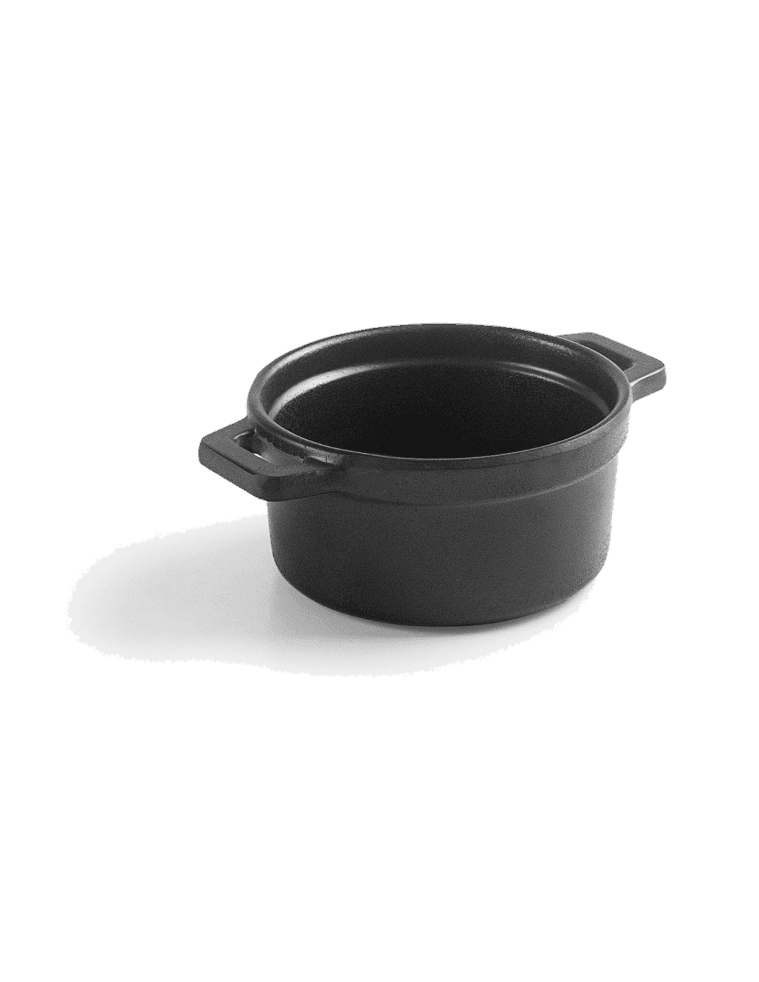Mini-cocotte black de melamina sin tapa de Lacor
