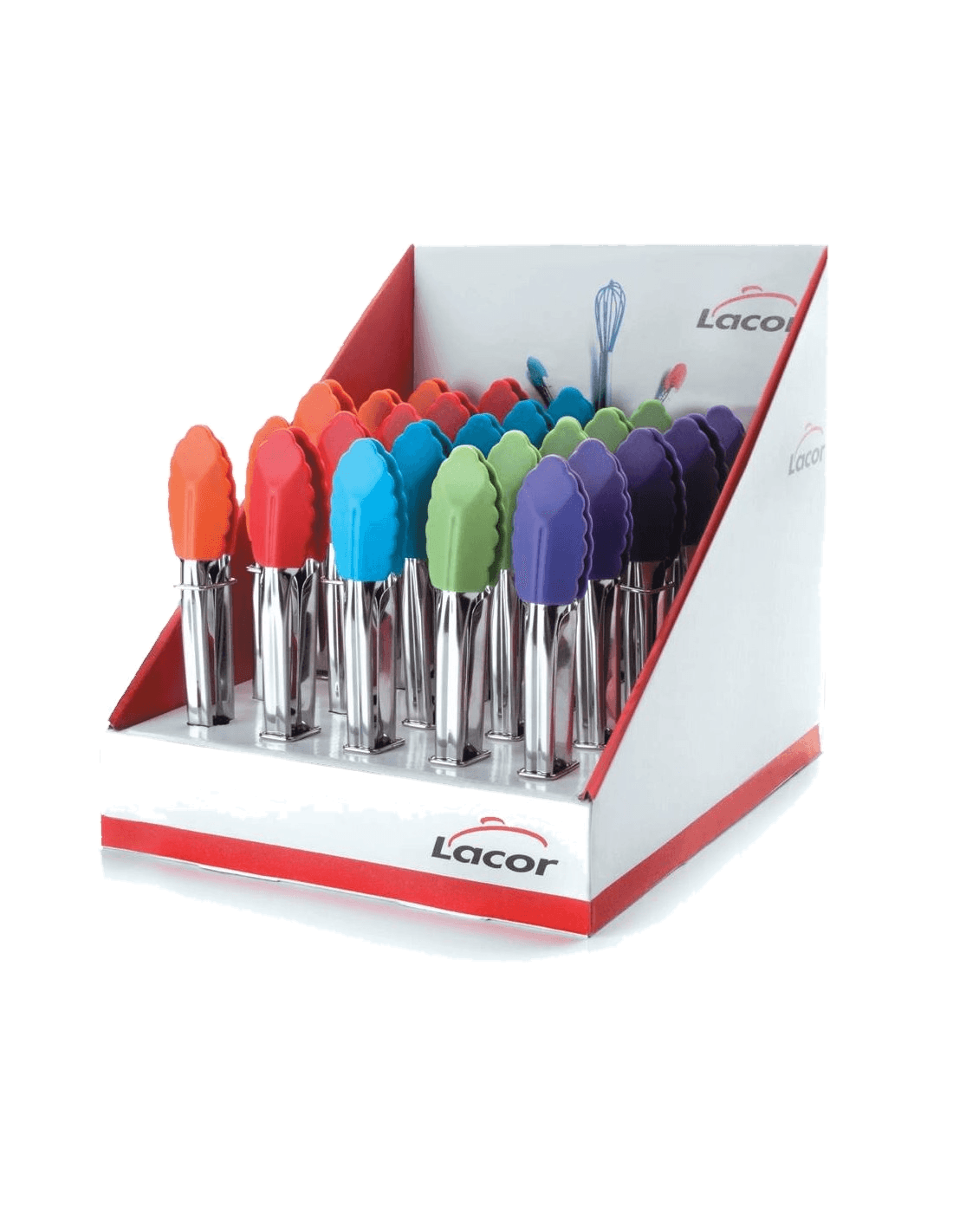 Pinza silicona naranja de Lacor