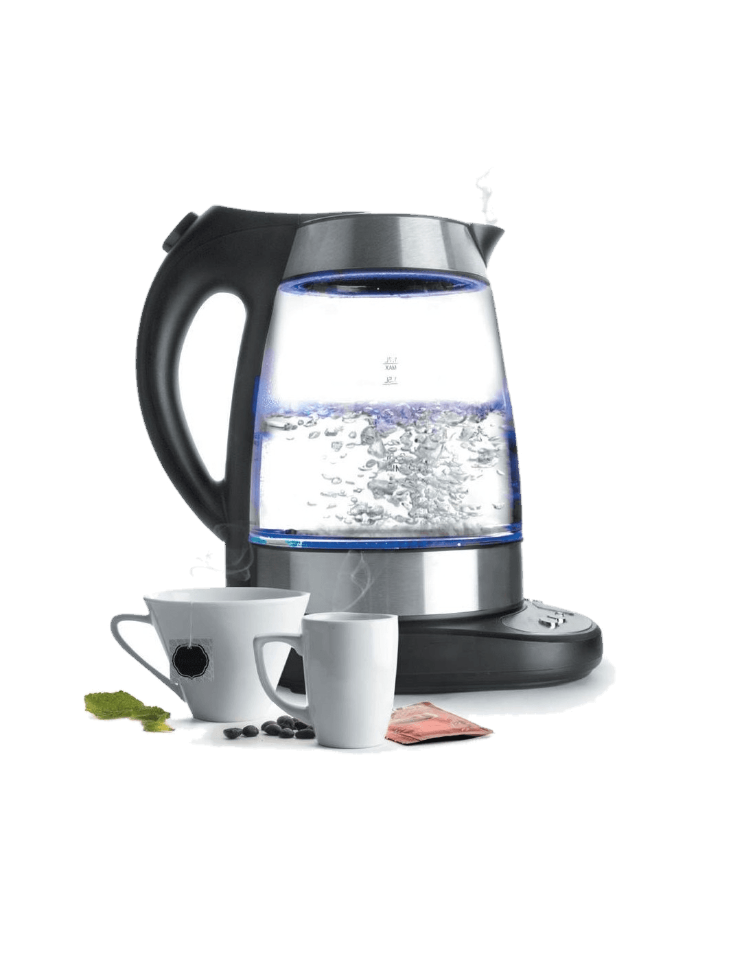 Hervidor electrico cristal 1,7 lt 2200w de Lacor