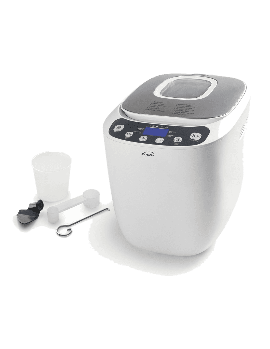 Panificadora automática WHITE de Lacor