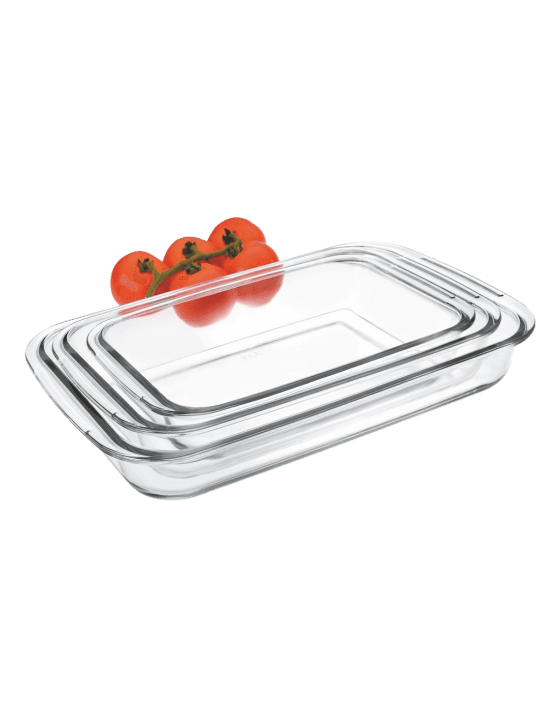 Set 3 Fuente Horno Rectangular Kristall de Ibili