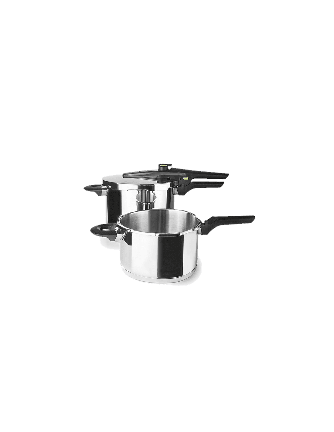Set olla a presion exklusiv 4+6 lt de Ibili