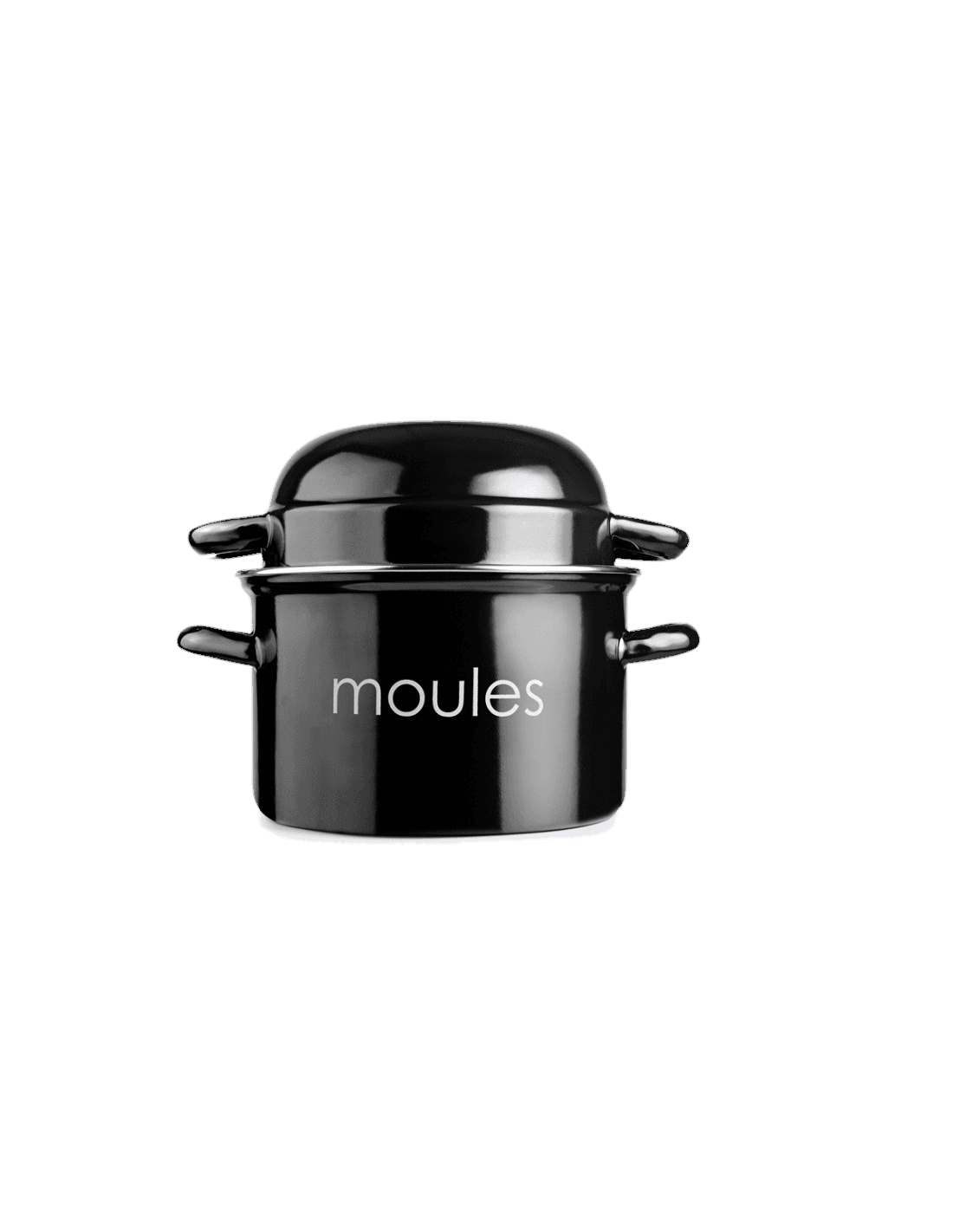 Olla mejillones negra de Ibili