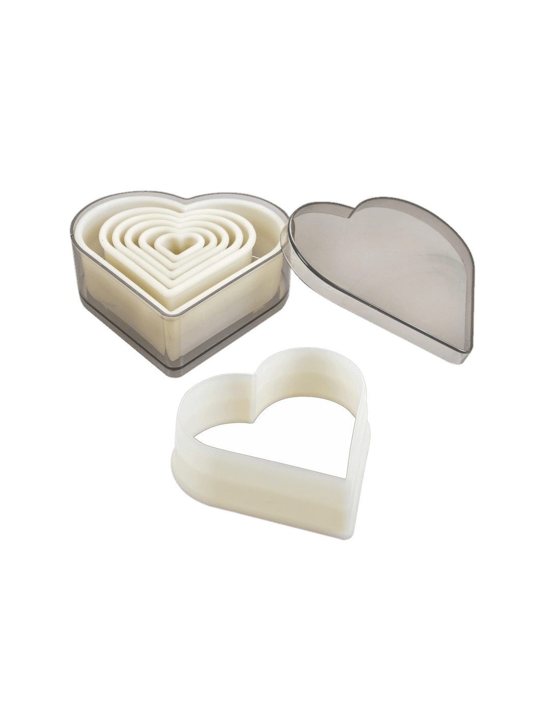 Corta Masas Corazon Liso 7 PC de Ibili