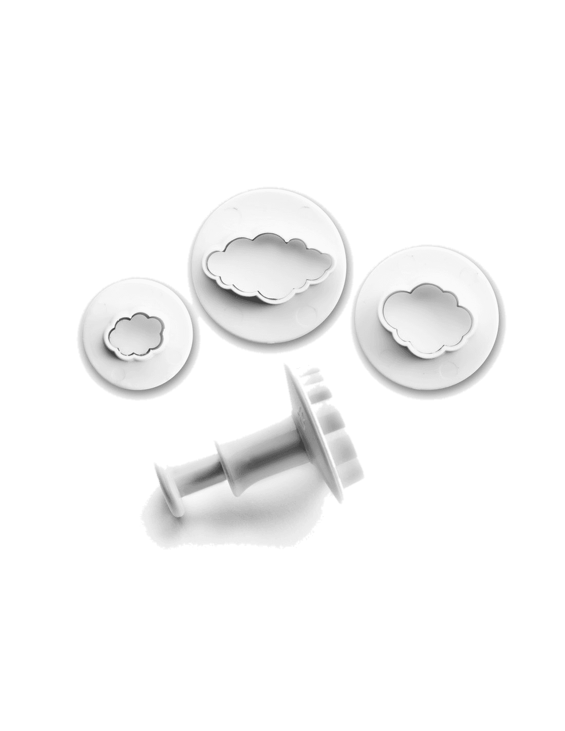 Set 3 Cortadores Con Expulsor Nubes de Ibili