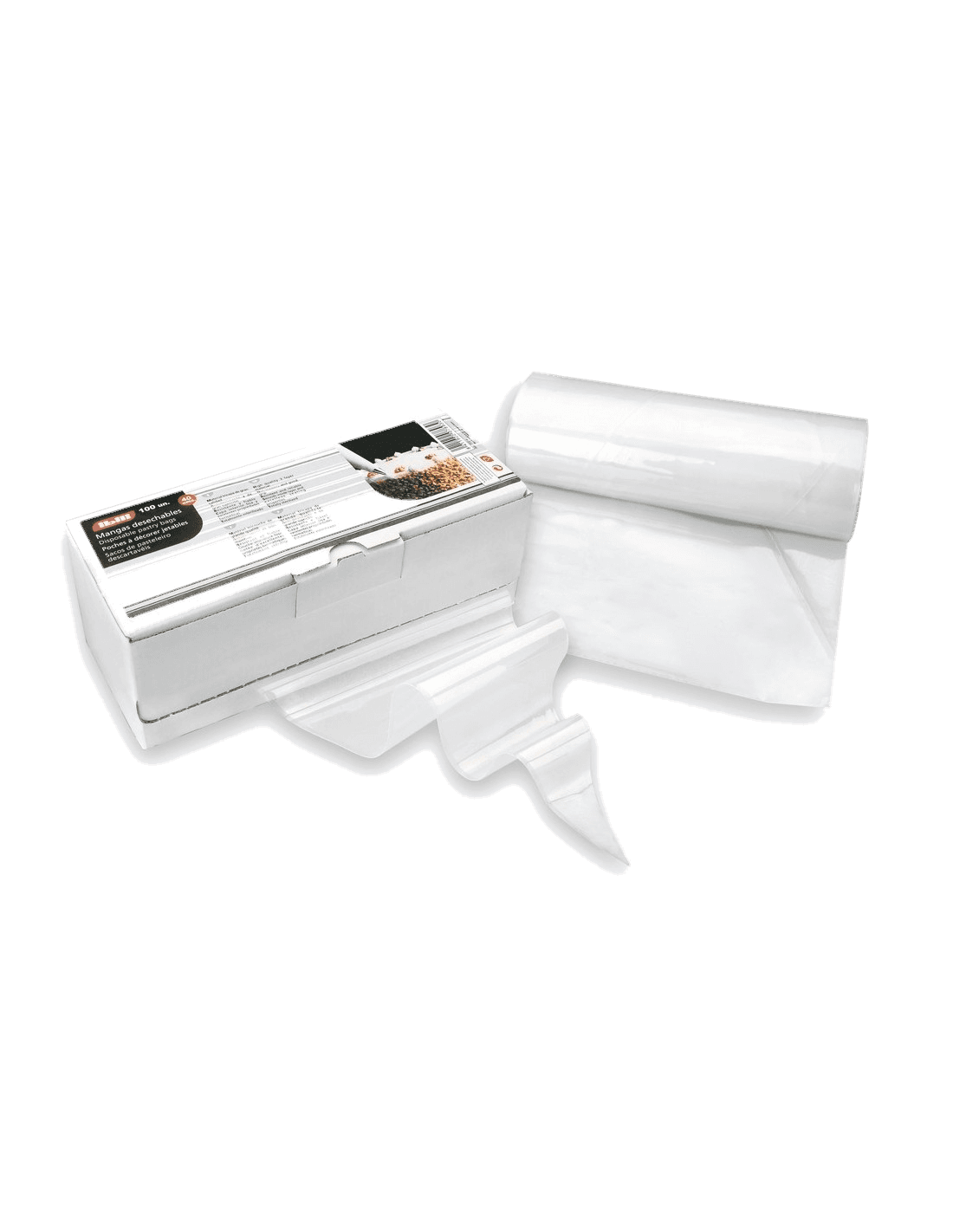 Manga pastelera desechable caja 100 unidades de Ibili