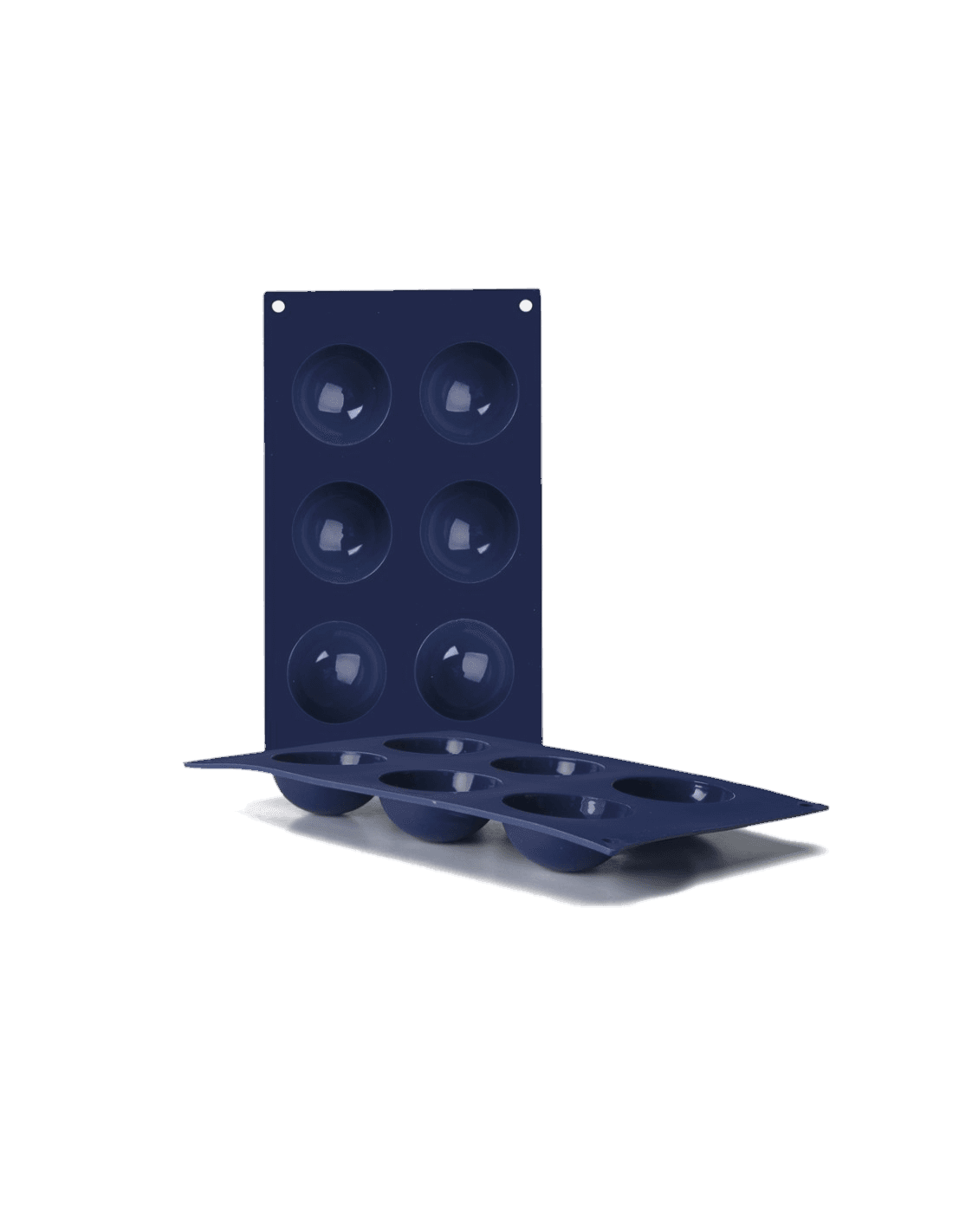 Molde 6 Cavidades Semiesferas Blueberry de Ibili