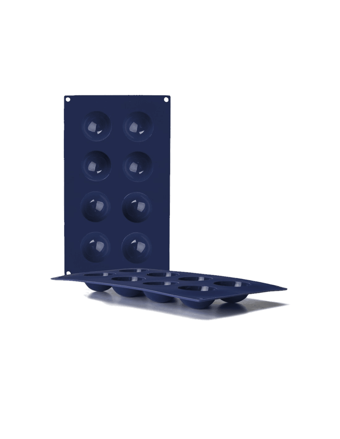 Molde 8 Cavidades Semiesferas Blueberry de Ibili
