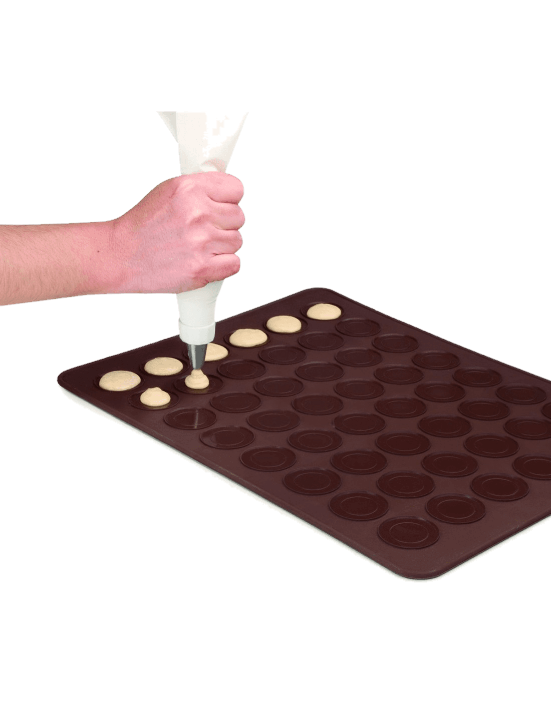 Molde macarons doble 39x29 CM de Lacor