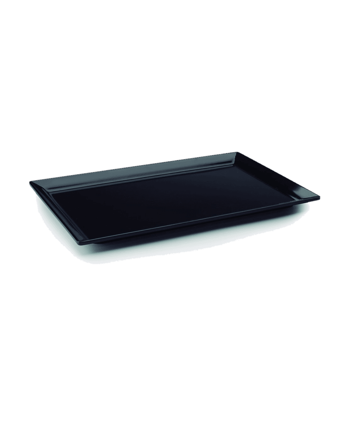 Bandeja rectangular Black melamina serie Classic de Lacor
