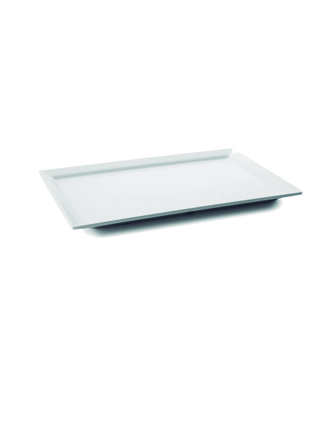 Bandeja rectangular White melamina serie Classic de Lacor