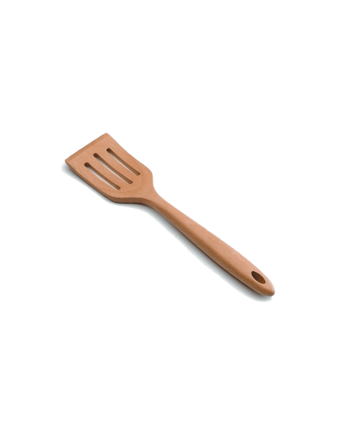 Espatula perforada madera haya de Lacor