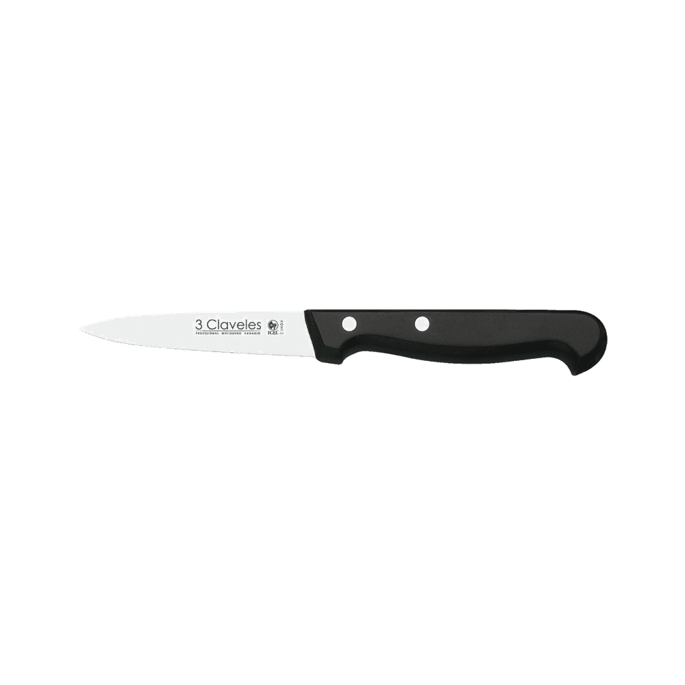 Cuchillo verduras inoxidable pom 9 cm 3,5" 00909 de 3 claveles